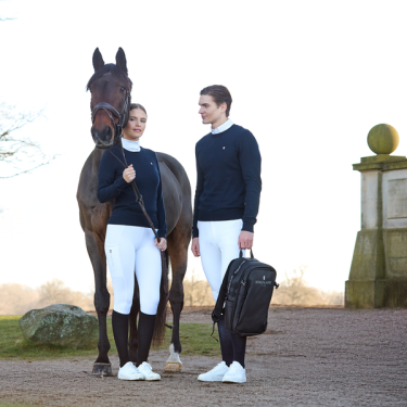 Suéter Kingsland gola redonda Classic feminino Marinho Azul-marinho