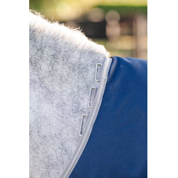 Capa Horseware Amigo 1200D Plus Poney Turnout 0g Marinho / cinza titânio / prata Azul-marinho