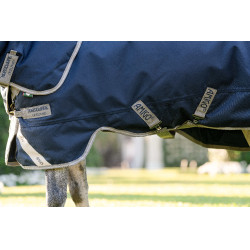 Capa Horseware Amigo 1200D Plus Pônei Turnout 250g Marinho / cinza titânio / prata Azul-marinho Capa Horseware Amigo 1200D Plus Pônei Turnout 250g Marinho / cinza titânio / prata Azul-marinho