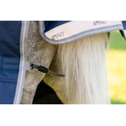 Capa Horseware Amigo 1200D Plus Pônei Turnout 50g Marinho / cinza titânio / prata Azul-marinho Capa Horseware Amigo 1200D Plus Pônei Turnout 50g Marinho / cinza titânio / prata Azul-marinho