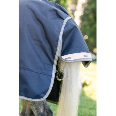 Cobertura Horseware Amigo 1200D Poney Turnout 250g Marinho / cinza titânio / prata Azul-marinho