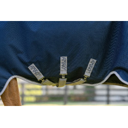 Capa Horseware Amigo 1200D Turnout 0g Marinho / cinza titânio / prata Azul-marinho