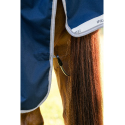 Capa Horseware Amigo 1200D Turnout 0g Marinho / cinza titânio / prata Azul-marinho