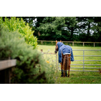 Capa Horseware Amigo 1200D Turnout Plus 50g Marinho / cinza titânio / prata Azul-marinho