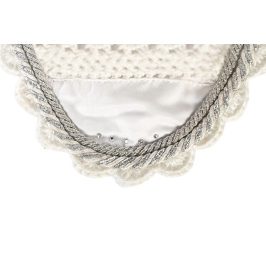 Touca anti-moscas de competição HKM Hobby Horsing Branco Touca anti-moscas de competição HKM Hobby Horsing Branco
