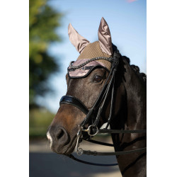 Capuz anti-moscas HKM Golden Bit  Cinzento-acastanhado Castanho