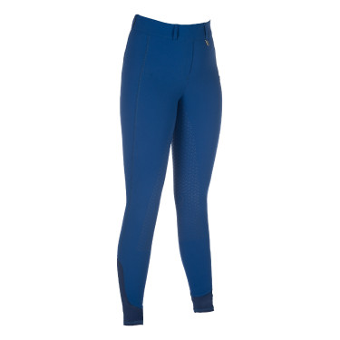 Legging HKM Amalfi fundo 1/1 em silicone Azul royal