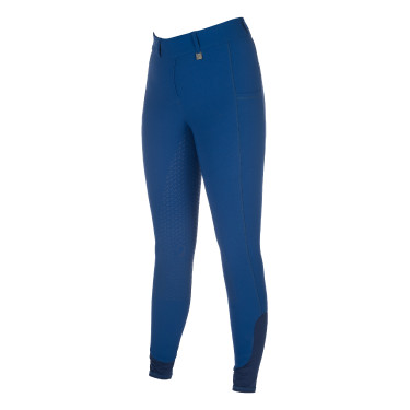 Legging HKM Amalfi fundo 1/1 em silicone Azul royal