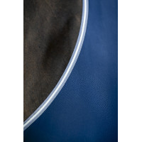 Capa Horseware Amigo Jersey Poney Cooler Marinho / cinza titânio / prata Azul-marinho