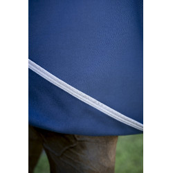 Capa Horseware Amigo Jersey Poney Cooler Marinho / cinza titânio / prata Azul-marinho