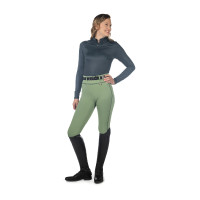 Legging HKM Juna fundo 1/1 em silicone Jade Azul