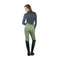 Legging HKM Juna fundo 1/1 em silicone Jade Azul