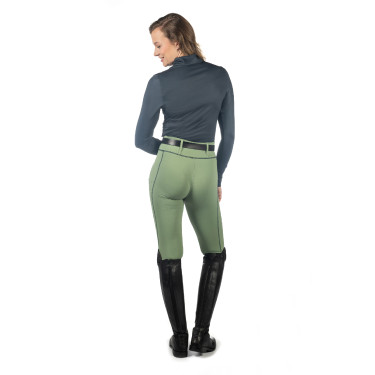Legging HKM Juna fundo 1/1 em silicone Jade Legging HKM Juna fundo 1/1 em silicone Jade