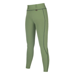 Legging HKM Juna fundo 1/1 em silicone Jade Azul