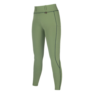 Legging HKM Juna fundo 1/1 em silicone Jade Legging HKM Juna fundo 1/1 em silicone Jade