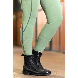 Legging HKM Juna fundo 1/1 em silicone Jade Azul