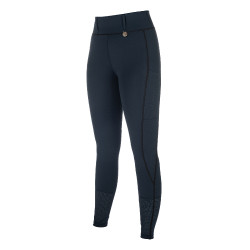 Legging HKM Juna fundo 1/1 em silicone Azul escuro