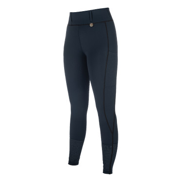 Legging HKM Juna fundo 1/1 em silicone Azul escuro