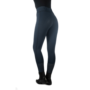 Legging HKM Juna fundo 1/1 em silicone Azul escuro