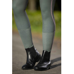 Legging HKM Juna fundo 1/1 em silicone Cinza verde Legging HKM Juna fundo 1/1 em silicone Cinza verde