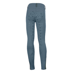Legging HKM Pony Dream II com reforço completo em silicone Azul cinzento