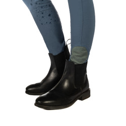 Legging HKM Pony Dream II com reforço completo em silicone Azul cinzento