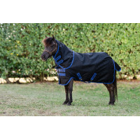 Capa Horseware Amigo Ripstop 900D Plus Petite Turnout 0g Preto / azul clássico