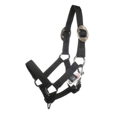 Caveção e guia HKM Hobby Horsing Basic Preto Caveção e guia HKM Hobby Horsing Basic Preto