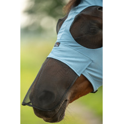 Máscara anti-moscas HKM Elastic proteção do nariz Azul cinzento Máscara anti-moscas HKM Elastic proteção do nariz Azul cinzento