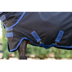 Cobertura Horseware Amigo Ripstop 900D Plus Petite Turnout 200g Preto / azul clássico