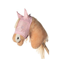 Máscara anti-moscas HKM Hobby Horsing Rosa Máscara anti-moscas HKM Hobby Horsing Rosa