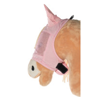 Máscara anti-moscas HKM Hobby Horsing Rosa Máscara anti-moscas HKM Hobby Horsing Rosa