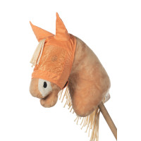 Máscara anti-moscas HKM Hobby Horsing Laranja