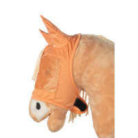 Máscara anti-moscas HKM Hobby Horsing Laranja
