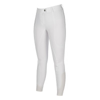 Calça HKM Amalfi com fundo de silicone 1/1 Branco