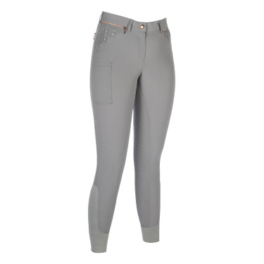 Calça HKM Rosegold Sparkle Style 1/1 em silicone