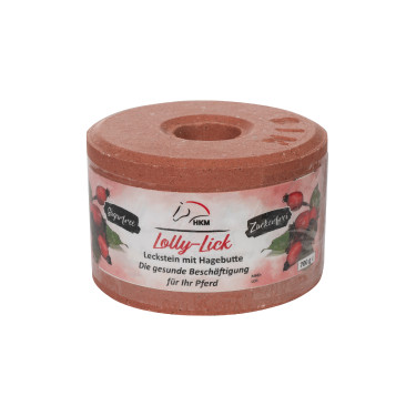 Pedra de sal HKM aromatizada Lolly Lick Églantie Pedra de sal HKM aromatizada Lolly Lick Églantie