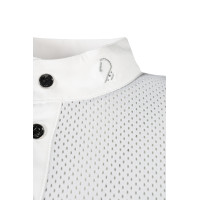 Polo de competição HKM Amalfi Branco Polo de competição HKM Amalfi Branco