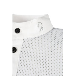 Polo de competição HKM Amalfi Branco