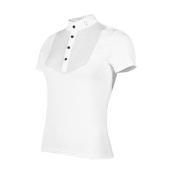 Polo de competição HKM Amalfi Branco