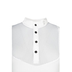 Polo de competição HKM Amalfi Branco