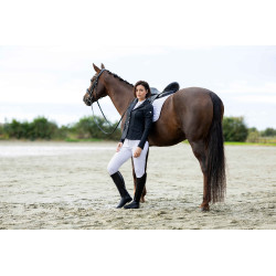 Polo de competição HKM Amalfi Branco