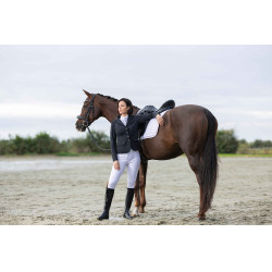 Polo de competição HKM Amalfi Branco