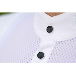 Polo de competição HKM Amalfi Branco