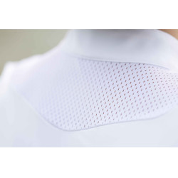 Polo de competição HKM Amalfi Branco