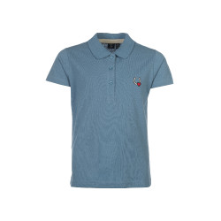 Polo HKM Claire Azul cinzento Polo HKM Claire Azul cinzento