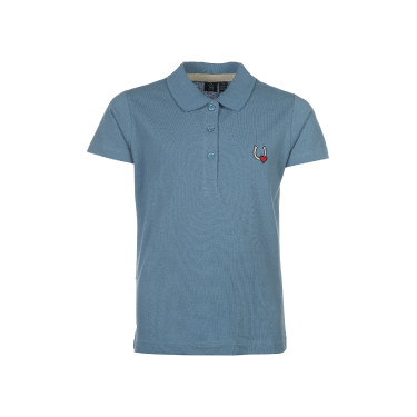 Polo HKM Claire Azul cinzento Polo HKM Claire Azul cinzento
