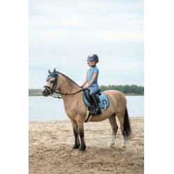 Polo HKM Claire Azul cinzento Polo HKM Claire Azul cinzento