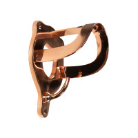 Suporte de cabeçada HKM em latão Cobre Castanho Suporte de cabeçada HKM em latão Cobre Castanho