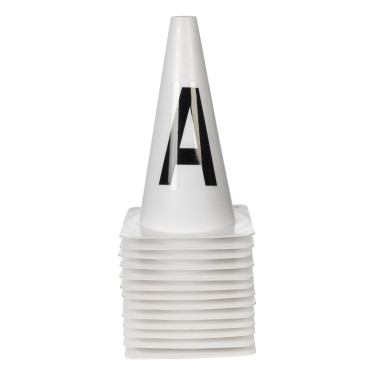 Pórticos de pista HKM Dressage Hobby Horsing Branco